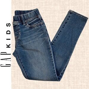 NWOT Gap Kids Mid Rise Pull-On Jegging Jean Stretch Medium Wash Size 12 Reg Girl